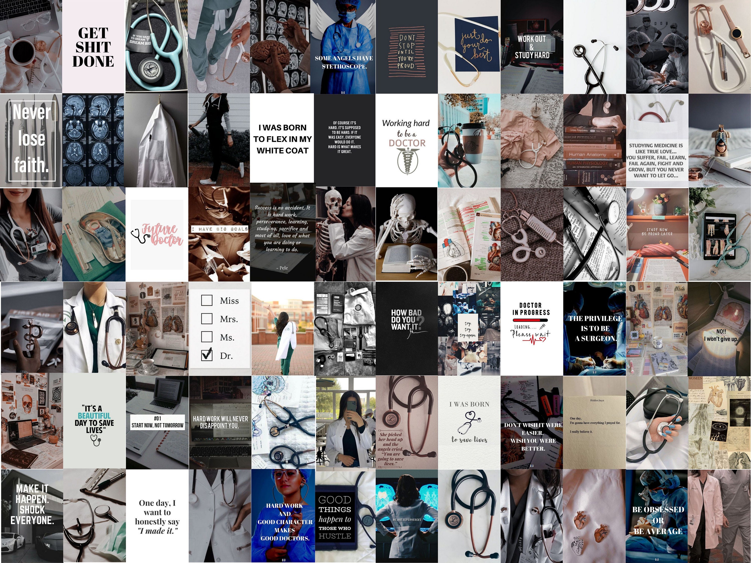 100 Future Doctor Collage Kit Medical Student Motivation - Etsy 100 Future Doctor Collage Kit Medical Student Motivation - Etsy