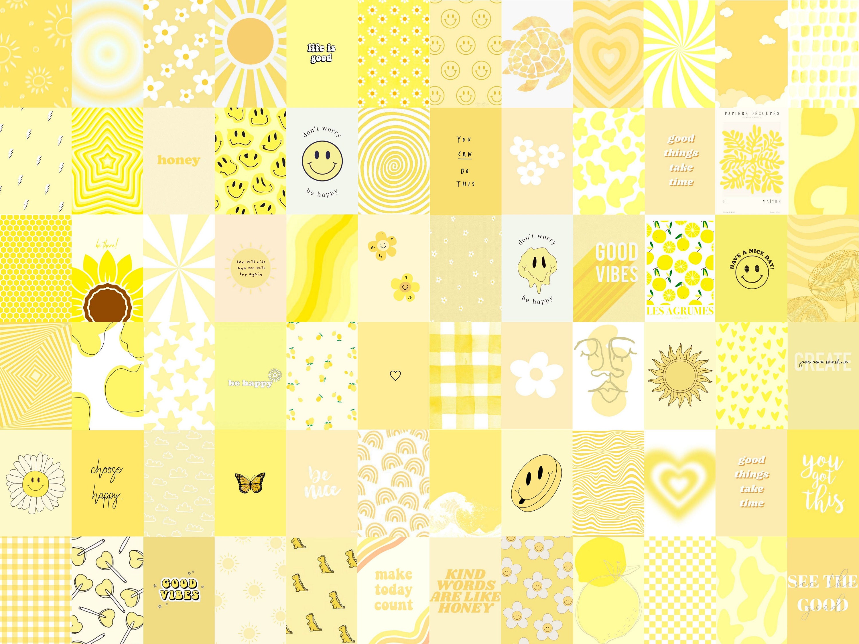 Stars background  Yellow aesthetic pastel Star background Yellow  wallpaper