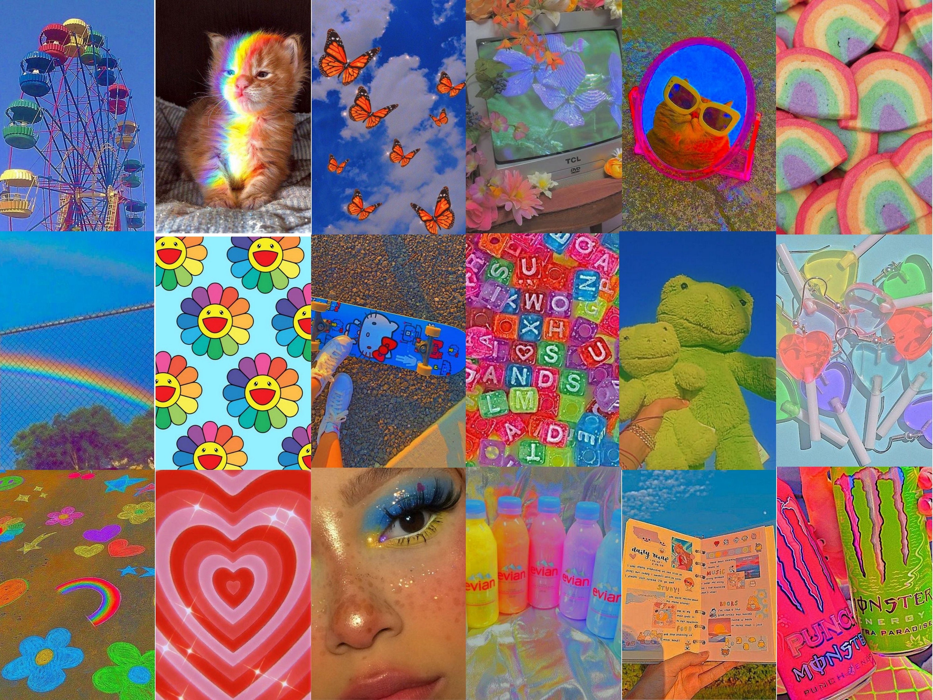 100 Indie Wall Collage Kit Indie Wall Collage Retro Wall Etsy