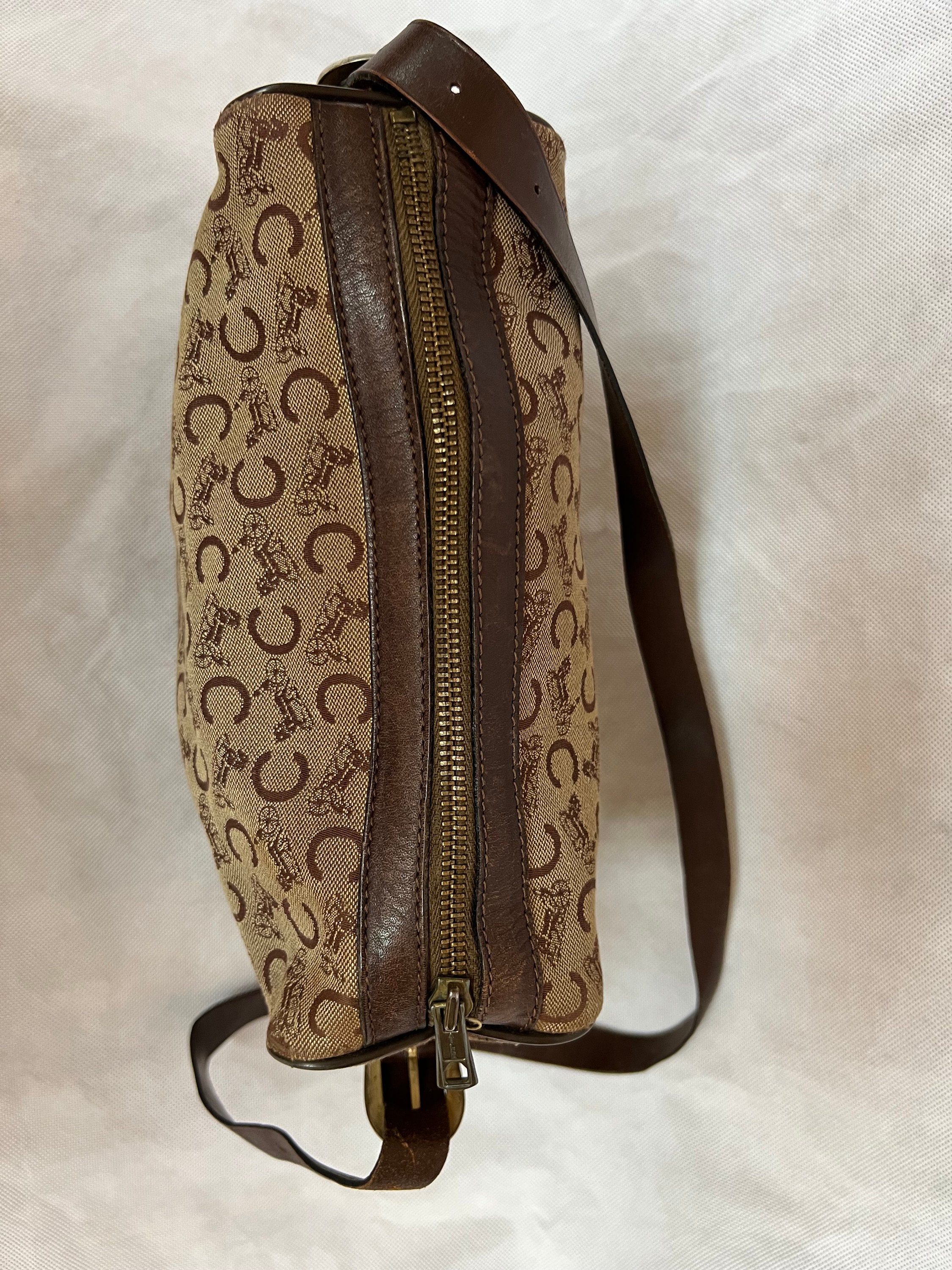 Italian middle-aged CELINE brown Monogram tote bag travel bag 50cm bag  senior second-hand vintage - Shop Mr.Travel Genius Antique shop Handbags &  Totes - Pinkoi