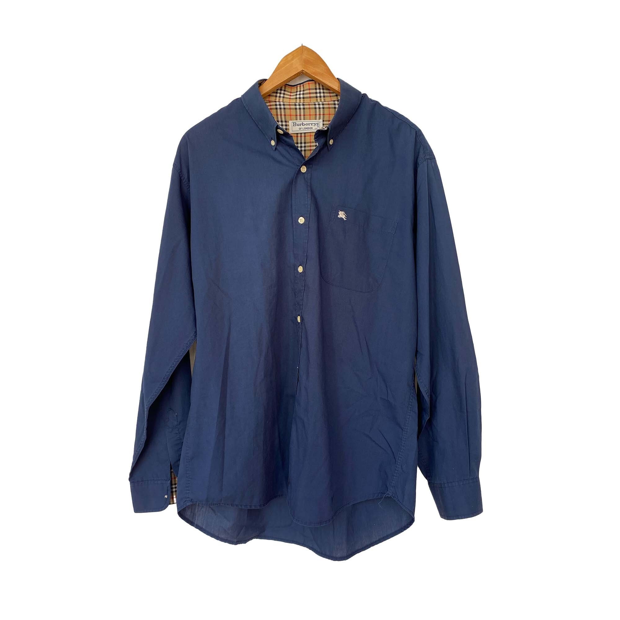 Burberry vintage shirt blue Clearance