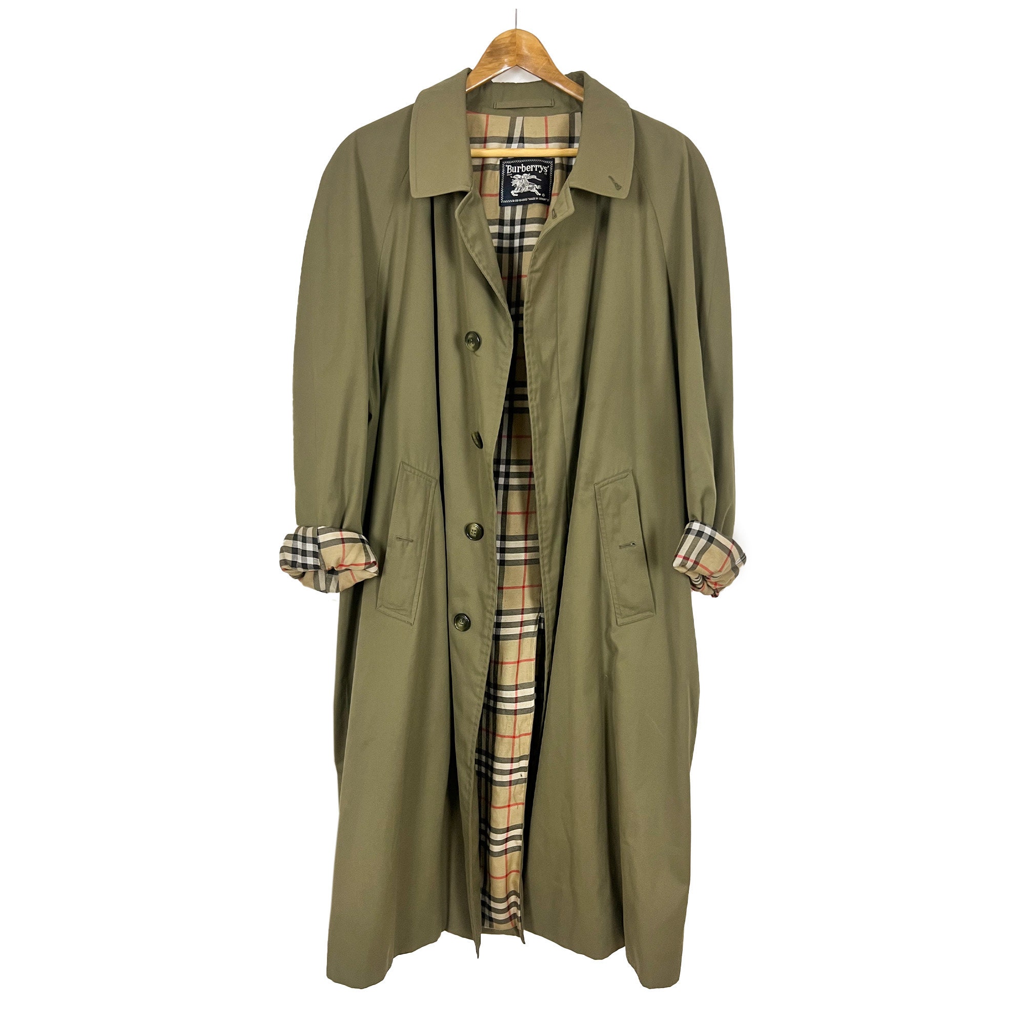 Burberry dark green trench Clearance