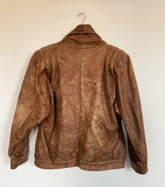 Chaqueta de cuero vintage torera. Chaqueta de cuero mujer años | Etsy España