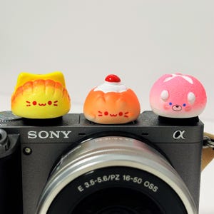 Bread Cat Camera Hot Shoe Cover: Resin Camera Accessory