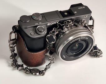 Retro Clover Star Metal Camera Strap Chain - Handbag Chains