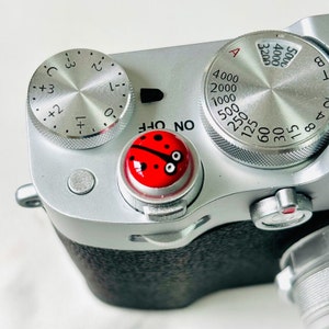 Custom Beetle Copper Camera shutter button, Fuji/Leica/Nikon/Canon accessories, photography lover gifts