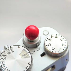 Little Red Ball Camera Shutter Button: Fuji/Leica/Nikon Soft Release Button for Photographer