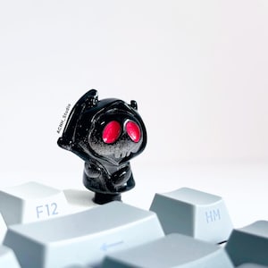 Grim Reaper Artisan Keycap: Handmade Resin Keyboard Knob (6mm)