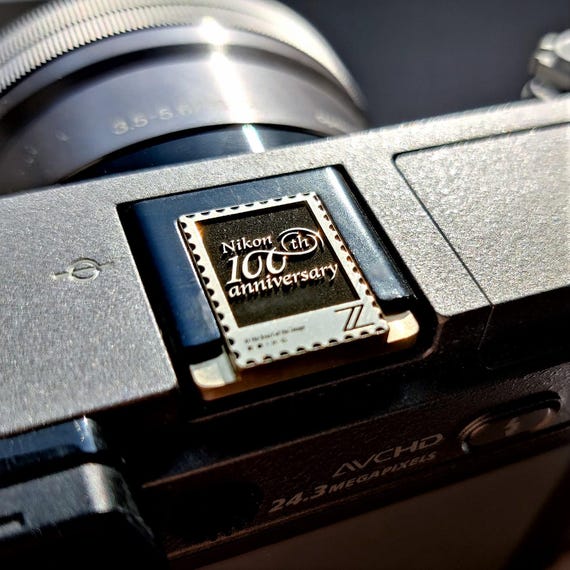 ニコン100周年記念カスタム真鍮ホットシューカバー：ZF/ZFC/Z30