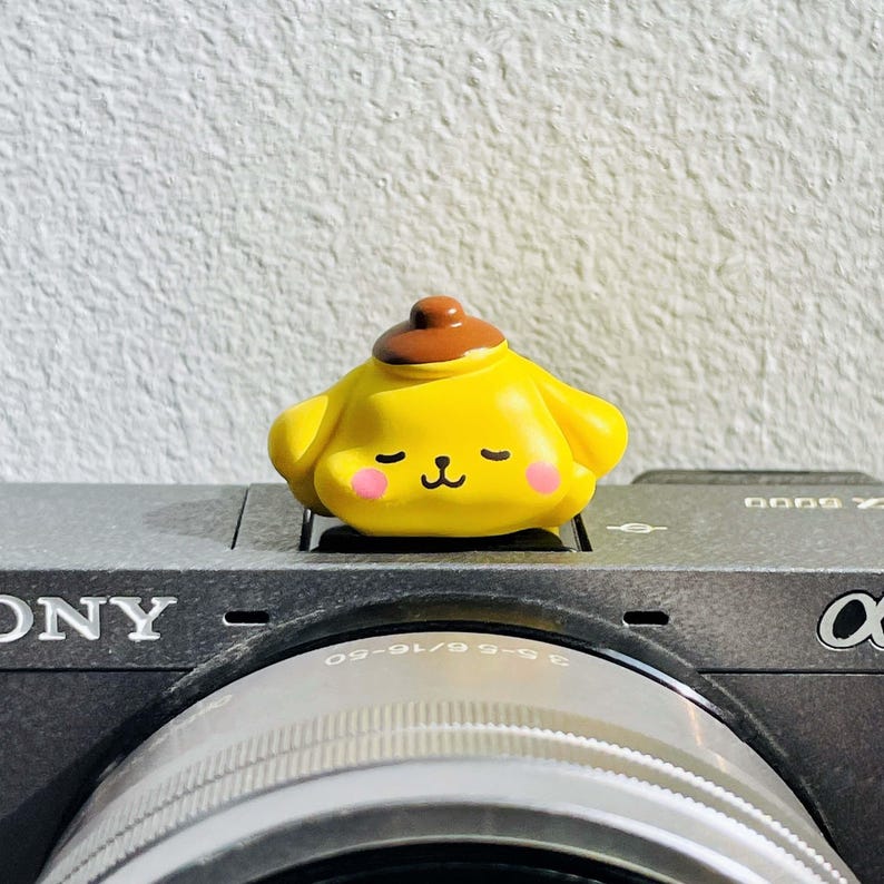 Sleeping Pompompurin Hot Shoe Cover: Fun Camera Accessory for Sony/Canon/Nikon image 5