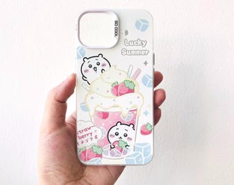 Chiikawa Lucky Summer iPhone 17 Pro Max Case: Soft Silicone iPhone
