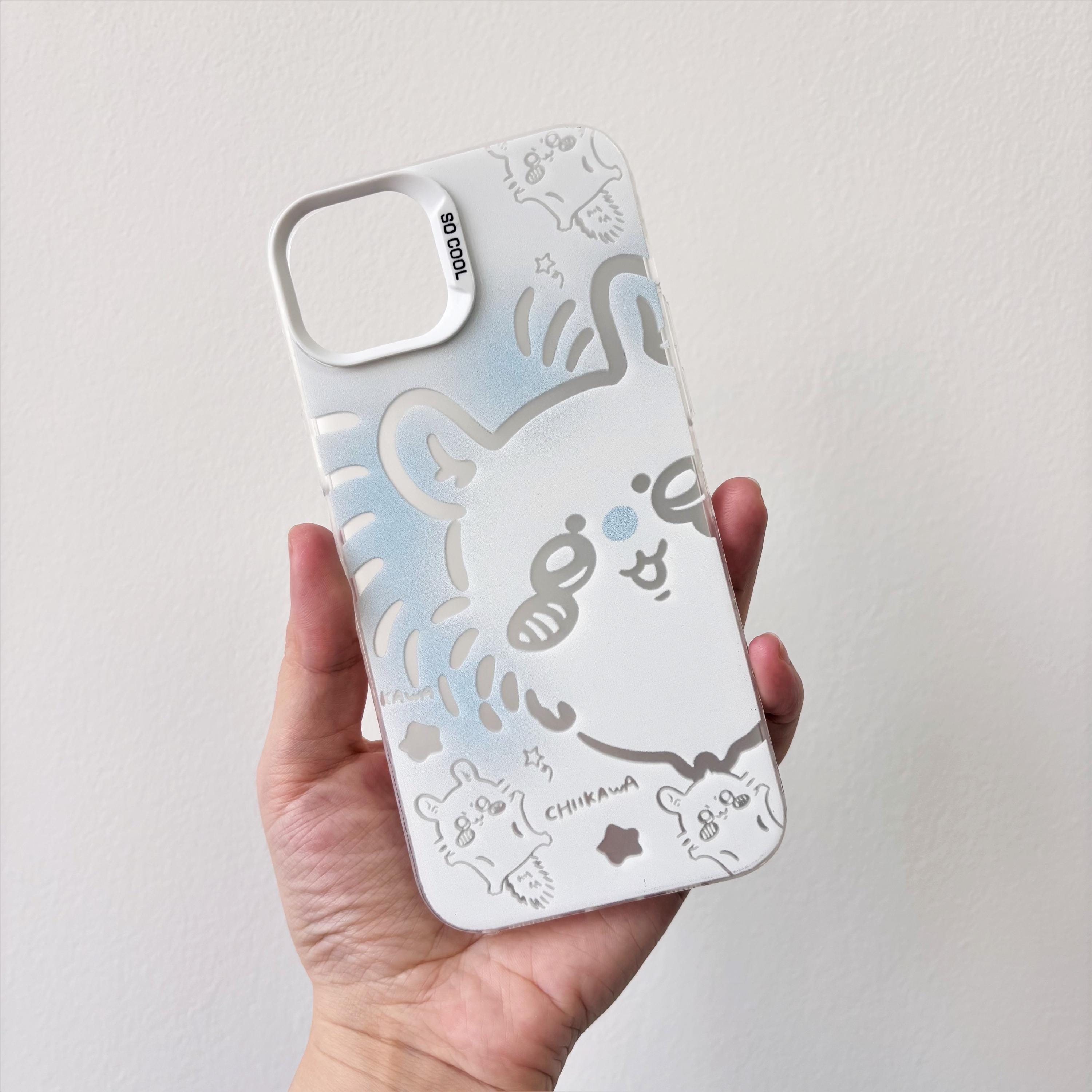 Chiikawa Momonga iPhone Case: Soft Silicone Protective Case