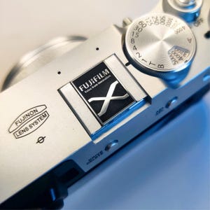 Custom Bronze Camera Hot Shoe Cover: Fujifilm Accessories