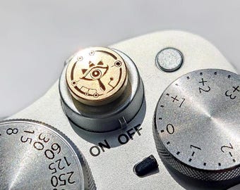 Zelda Inspired Brass Camera Shutter Button: Fuji/Leica/Nikon Camera Accessories