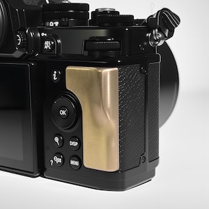 Poignée de pouce personnalisée pour Nikon ZF, repose-pouce d&#39;appareil photo en laiton massif, poignée d&#39;appareil photo Nikon ZF, poignée d&#39;appareil photo en aluminium, cadeaux pour les amateurs de photographie
