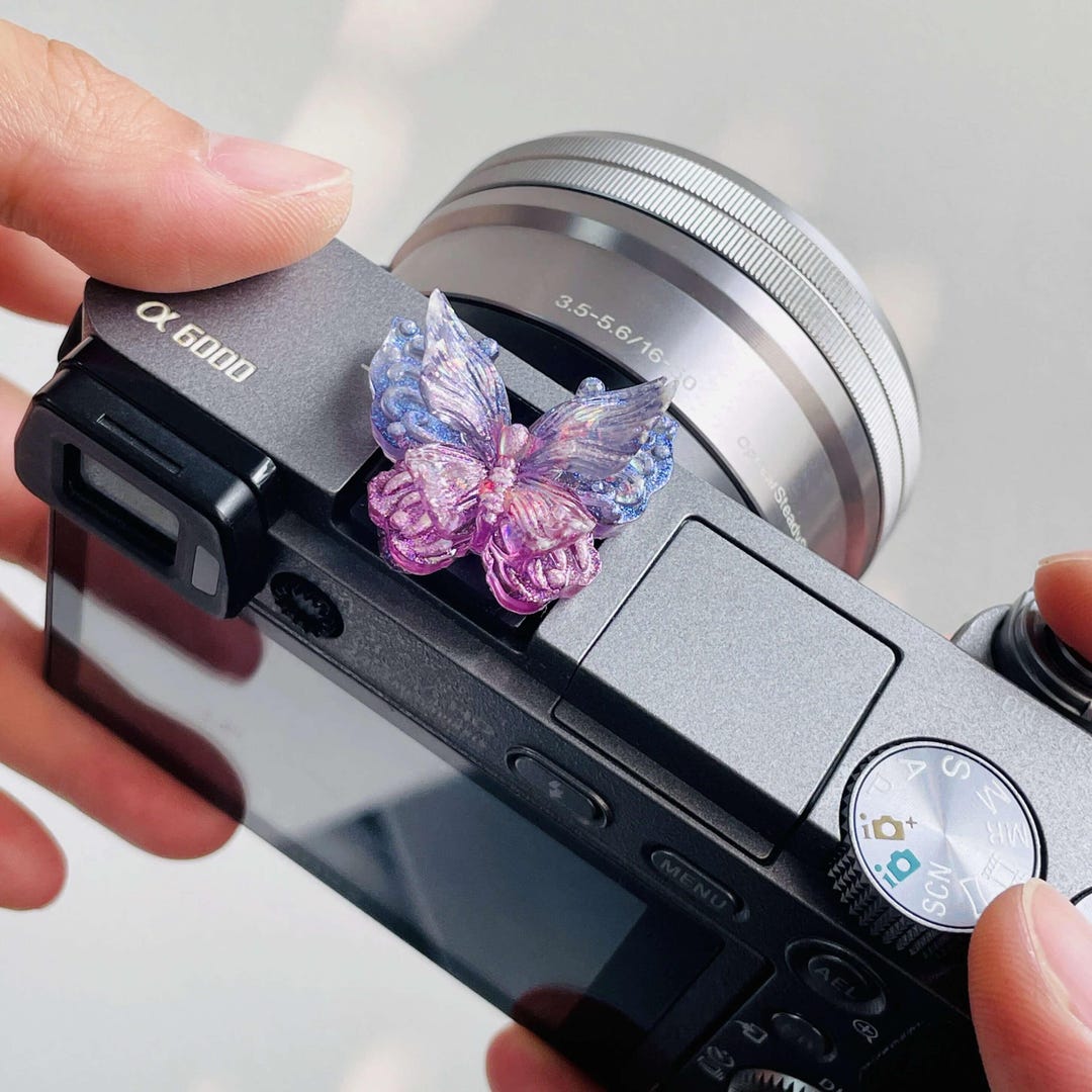 Glow in Dark Butterfly Camera Hot Shoe Cover: Fun Camera Accessory - Etsy