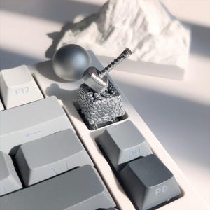 Thor Hammer Artisan Keycap: Magnetic Gamer Keyboard Cap image 3