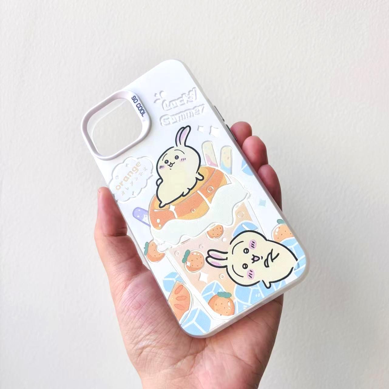 Chiikawa Lucky Summer iPhone 17 Pro Max Case: Soft Silicone iPhone
