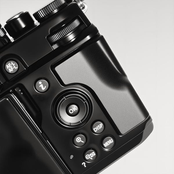 Aluminum Thumb Grip for Nikon ZF: CNC-Engraved Metal Camera Handle