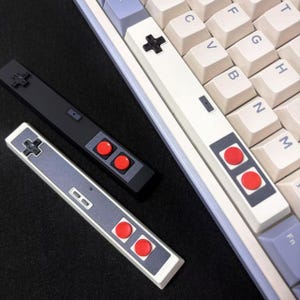 Famicom Artisan Keycap: Custom Vintage Style Gaming Space Keycap (6.25U)