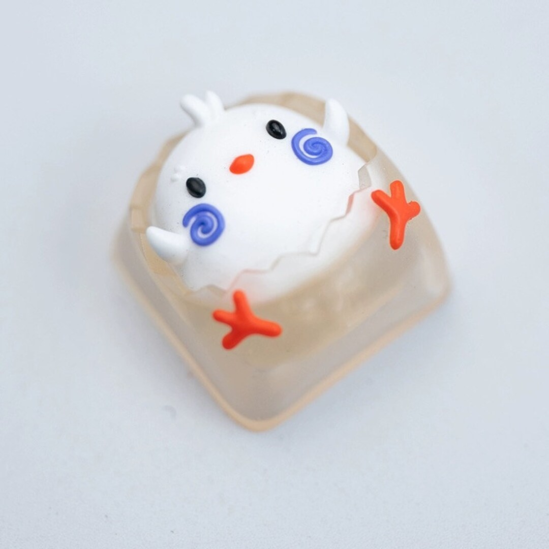Hatching Chicken Keycap, 3D Print Animal Keycap, Artisan Keycap, Esc ...