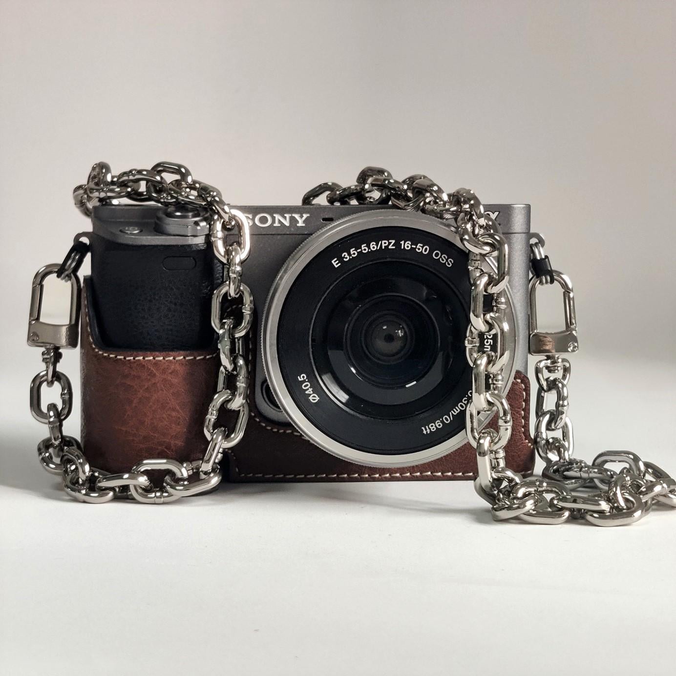 Silver Chain Camera Wrist Strap: Stainless Steel Retro Attachment - Etsy