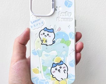Chiikawa Lucky Summer iPhone 17 Pro Max Case: Soft Silicone iPhone All Series Cover