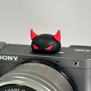 Kawaii Devil Camera Hot Shoe Cover: Fun Camera Accessory