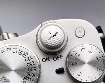 Botón del obturador de la cámara Golf Brass: Accesorios Fuji/Leica/Nikon/Canon