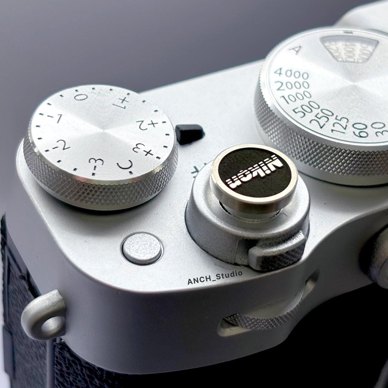 Fotocamera 3 Pz Pulsante Otturatore Sgancio Morbido Concavo Per