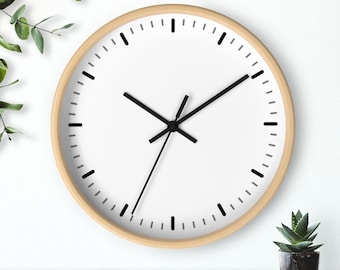 Modern Wall Clock, Minimal, Classic, Modern, Simple, Nordic, Home Decor, Living Room, Bedroom, Dorm