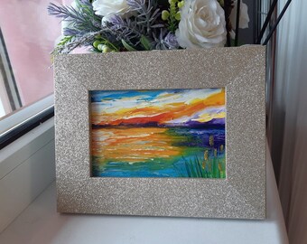 絵画 Sunset Bathtime 6