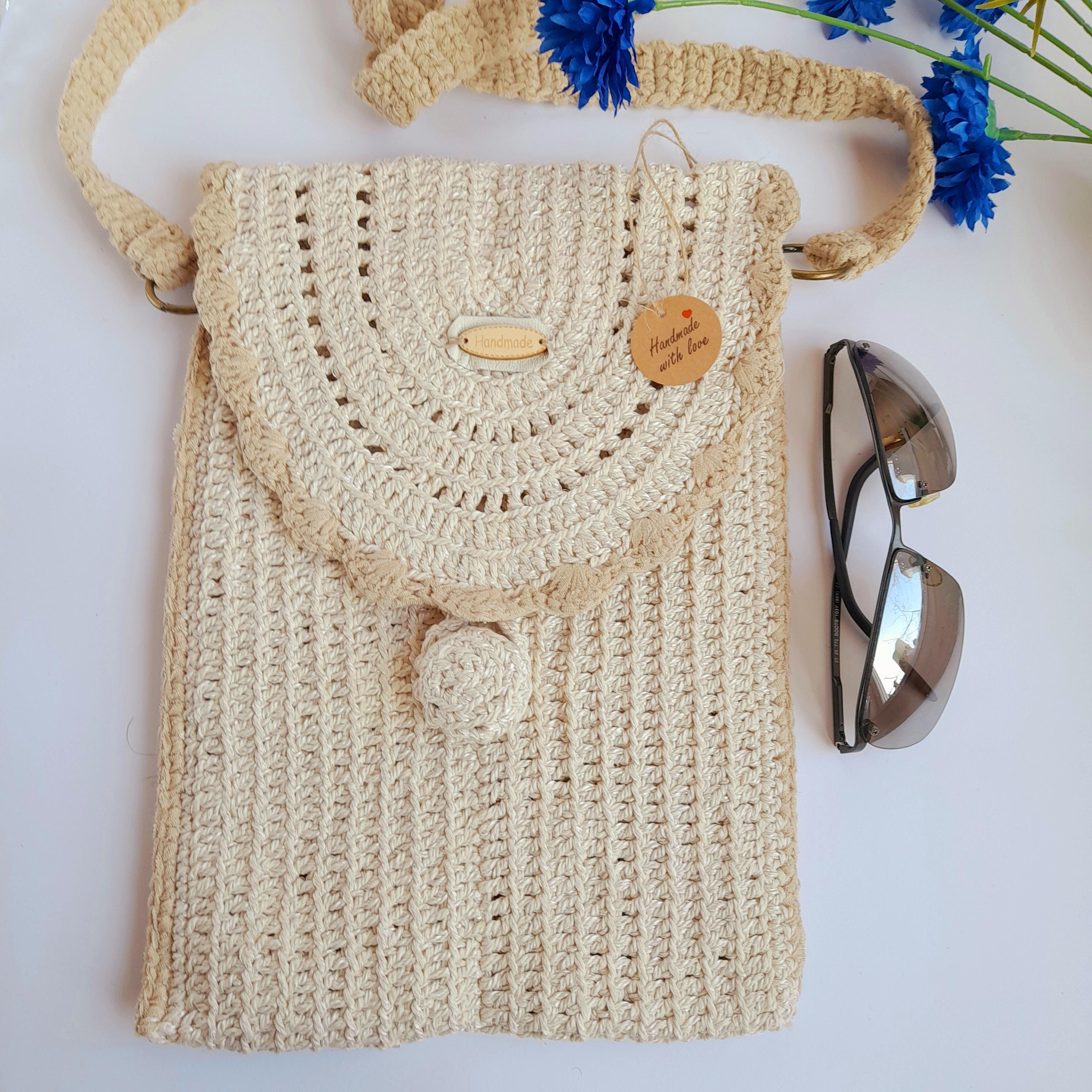 Knitted bag for phone.Travel.Walks A small handbag Lught Gift Gifts