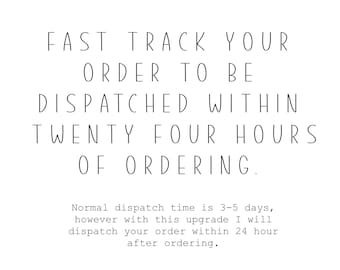 Fast Track Your Order