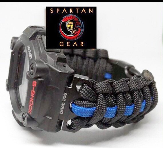 thin blue line g shock