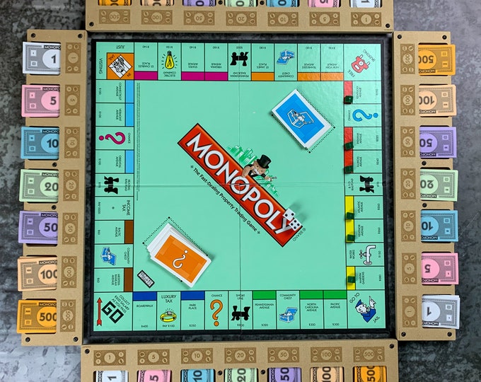 Monopoly Board Game 1960's Version B3 Complete - Etsy