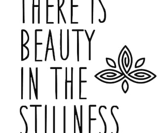 MEDITATION ART - Yoga Studio Décor - Instant Download Art - Prayer Art Print - Spiritual Quotes Art - Inspiration Art