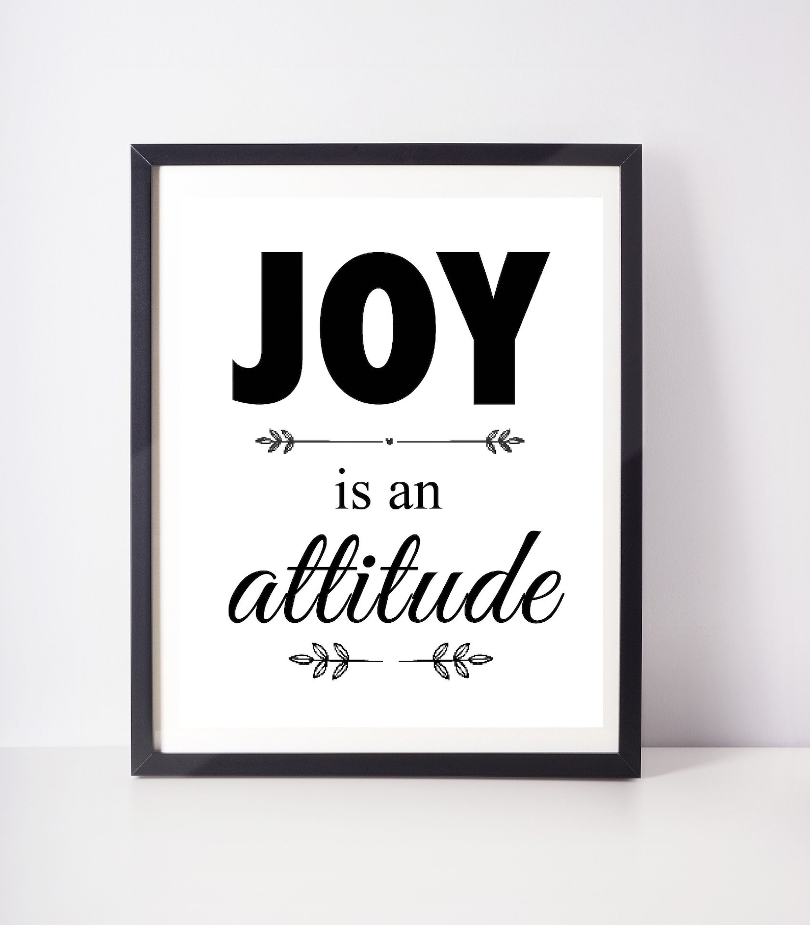 JOY WALL ART Life Quotes Prints Inspirational Art Etsy