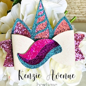 Unicorn Hair Bow - Digital Download SVG/PDF Premium Template