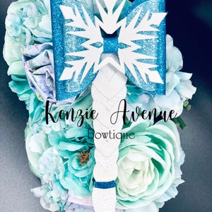Queen Elsa Hair Bow - Digital Download SVG/PDF Premium Template