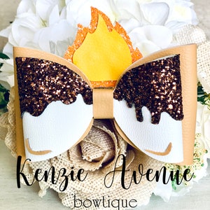 Smore Hair Bow - Digital Download SVG/PDF Template
