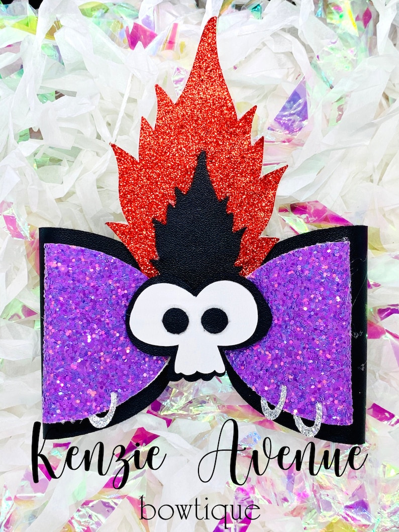Download Trolls Queen Barb Hair Bow SVG/PDF Template | Etsy
