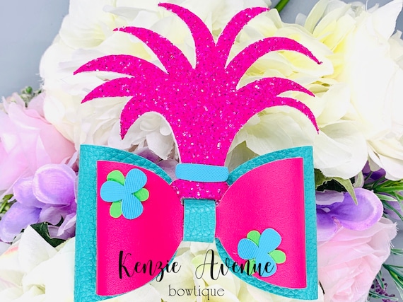Download Trolls Princess Poppy Hair Bow Digital Download Svg Pdf Etsy