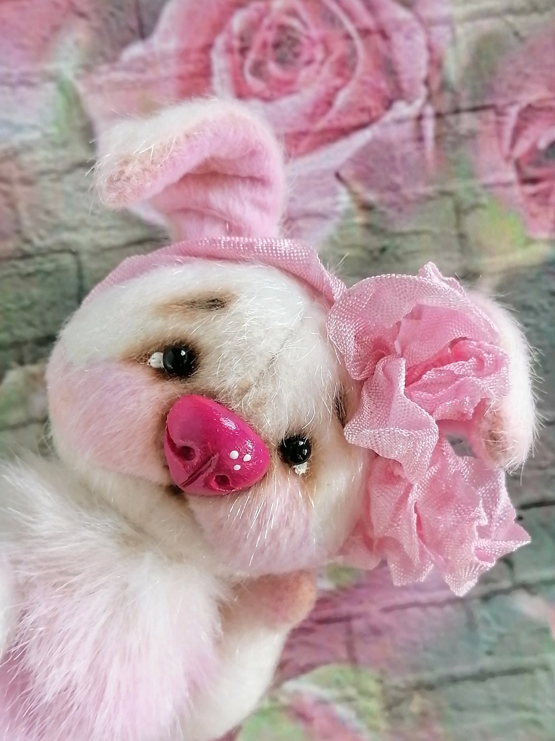 pink bunny teddy
