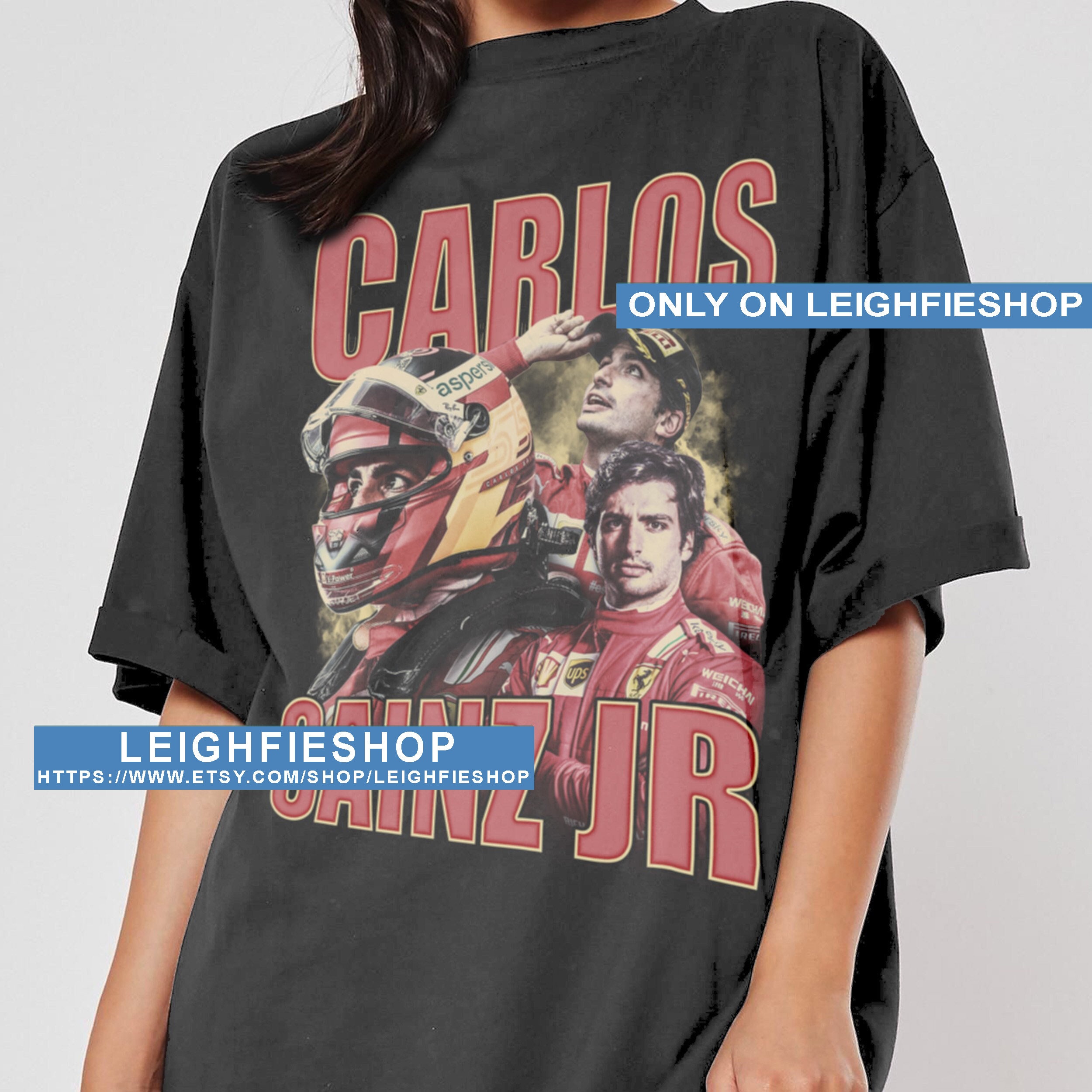 Discover Carlos Sainz Jr Shirt 90s Tshirt Vintage Tee Unisex T-Shirt