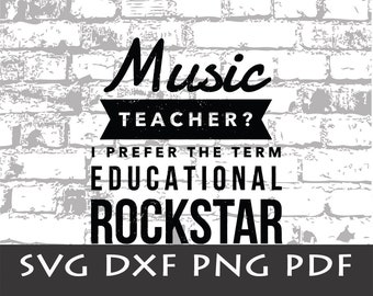 Download Music Teacher Svg Etsy