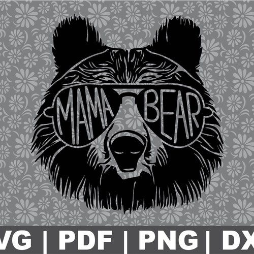 Mama Bear SVG - Etsy