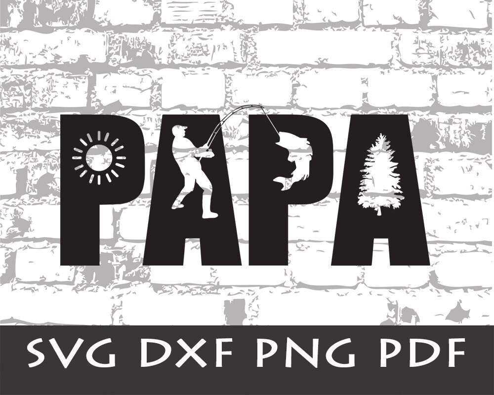 Fishing Papa svg