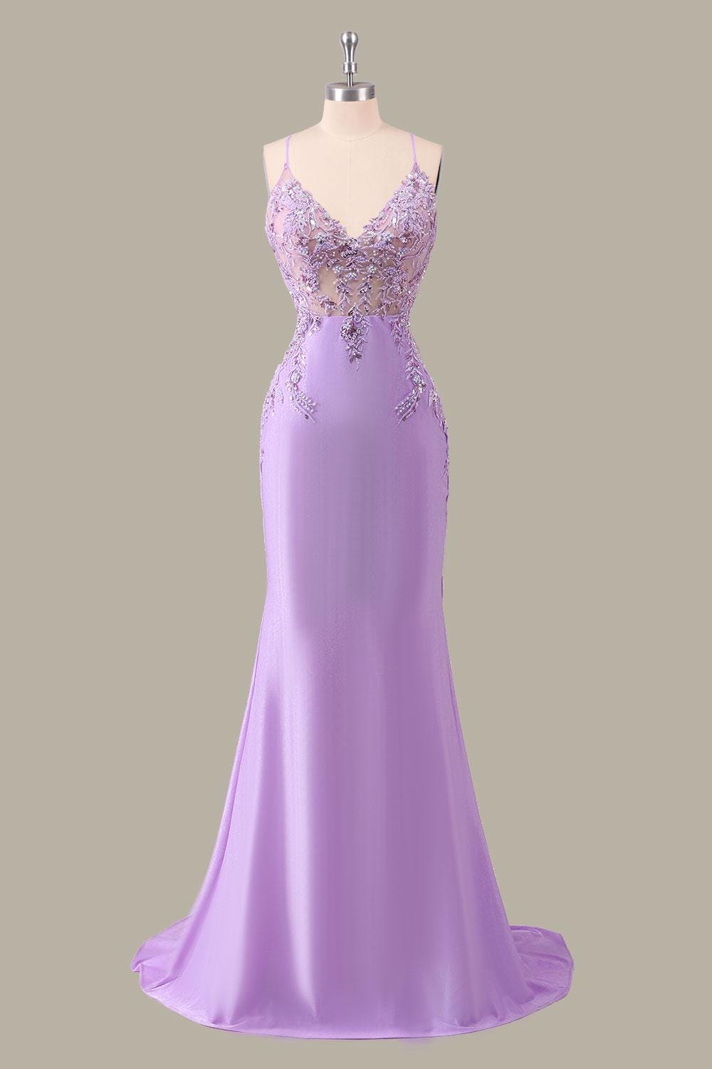 Elegant Purple Long Prom Dress,Charming Evening Dress,Y2520