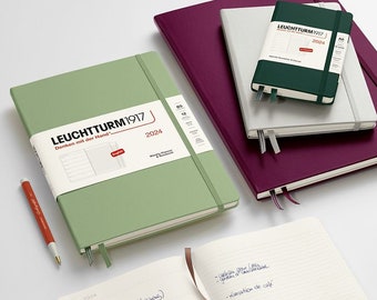 FRENCH Weekly Planner & Notebook 2024, Hardcover, 2 sizes available - Leuchtturm1917